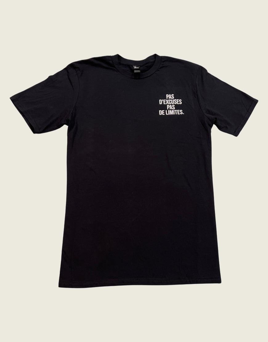 T-Shirt PAS D'EXCUSES, PAS DE LIMITES New Generation - Black - Illabilities